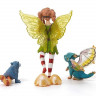 Фигурка Schleich Эльфийка Марвин с Нугуром и Пиу, MOVIE