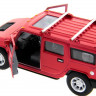 Машина Kinsmart 1:40 Haммer H2 2008 инерция (1/12шт.) б/к