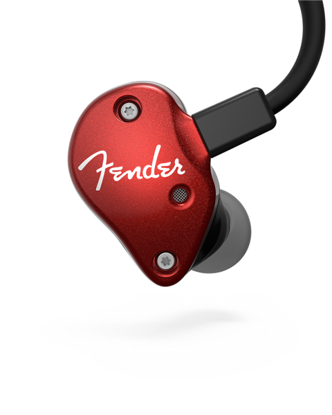 FENDER FXA6 PRO IEM- RED Внутриканальные наушники с 9,25мм драйвером, HDBA твиттером и бас портом