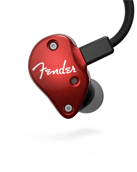FENDER FXA6 PRO IEM- RED Внутриканальные наушники с 9,25мм драйвером, HDBA твиттером и бас портом
