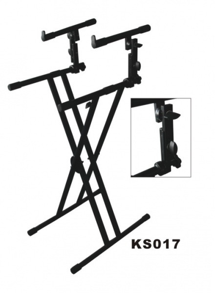 Стойка для синтезатора 2-ярусная VESTON KS017