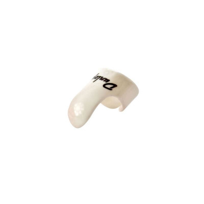 DUNLOP 9032R Clear Plastic Fingerpicks Medium упаковка медиаторов - когтей (12шт.)