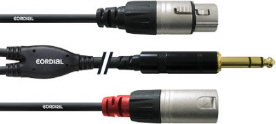 Кабель Y-адаптер Cordial CFY 1,8 VFM