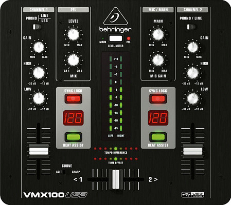 DJ пульт Behringer VMX100USB
