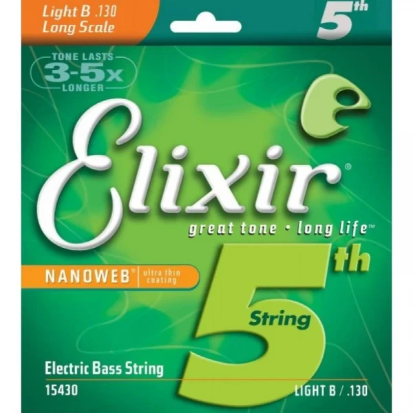 ELIXIR 15430 одиночная струна 130 для бас-гитары