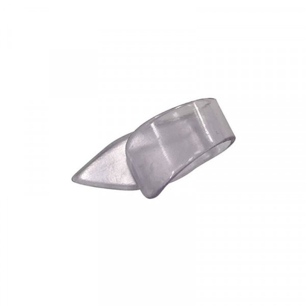 DUNLOP 9036R Clear Plastic Thumbpicks Large упаковка медиаторов - когтей (12шт.)